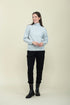 Ella-Cabled Mock Neck